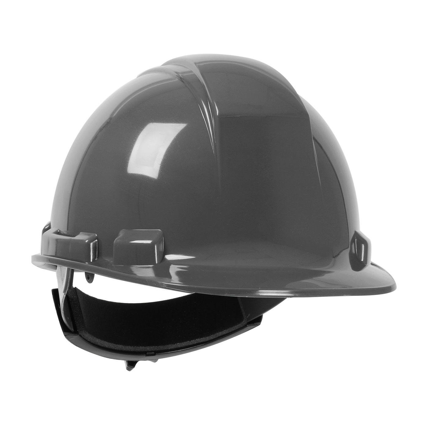 280-HP241R PIP® Dynamic Whistler™ Cap Style Hard Hat with HDPE Shell, 4-Point Textile Suspension and Wheel Ratchet Adjustment - Dark Gray